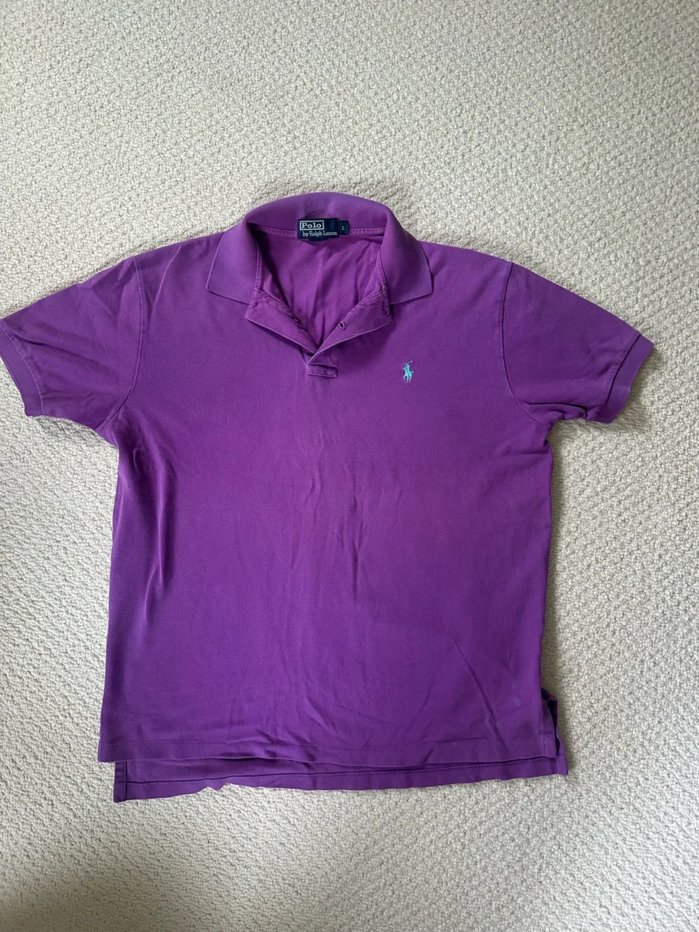 Men’s Size L Polo Collection in Purple, Burgundy, Navy & Gray, Assorted Brands